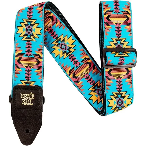 5323 Ernie Ball Albuquerque NOON Jacquard Woven Weave Guitar Strap - Image 2