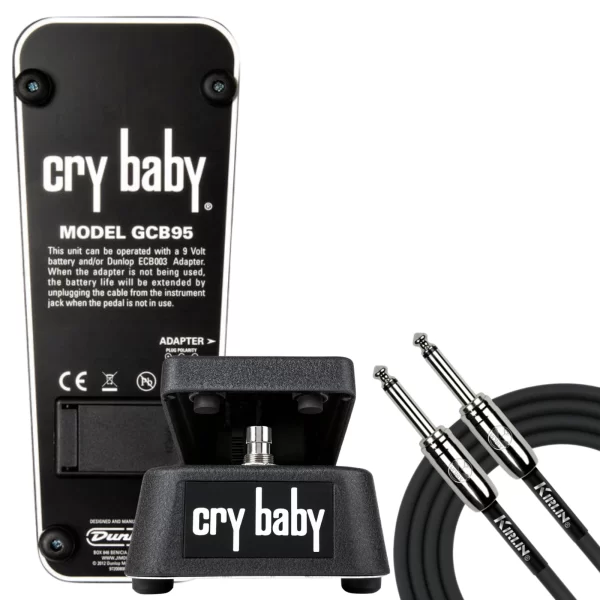 Dunlop Cry Baby Standard Original Wah Pedal GCB95 W/Cables