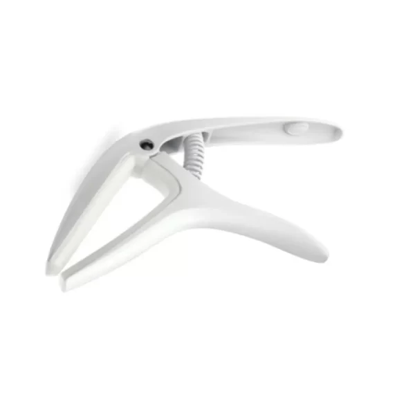 Ernie Ball WHITE Axis Spring Loaded Capo For Acoustic or Electric Guitar 9616 - Image 3