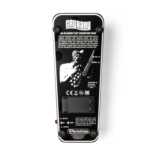 Cry Baby Buddy Guy Signature Wah Pedal W-Cables Dunlop BG95 - Image 5