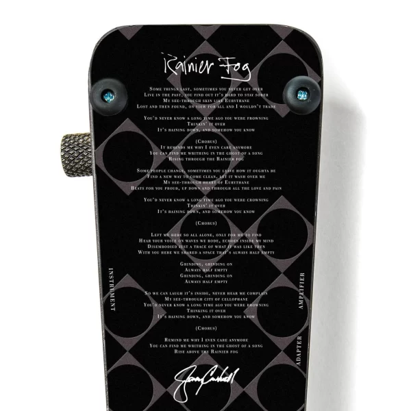 CRY BABY Jerry Cantrell Rainer Fog Distressed Black Wah Pedal W-CABLES JC95B - Image 6