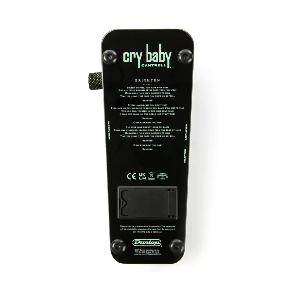 Jerry Cantrell Firefly Cry Baby Wah Guitar Effects Pedal W-Cables JC95FSS - Image 6