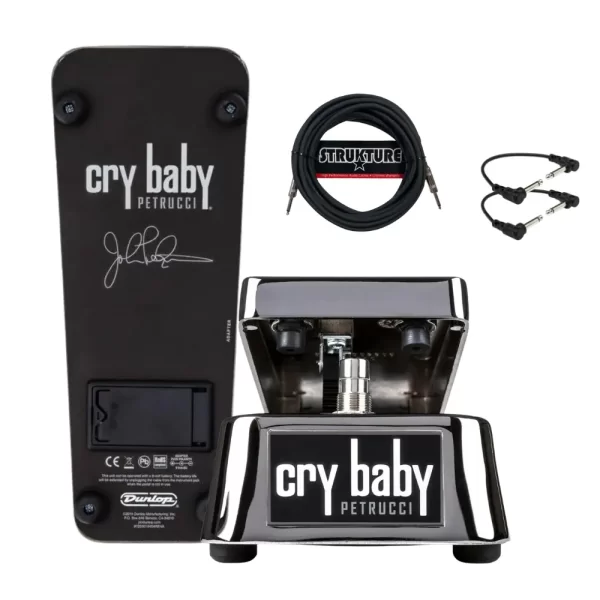 Dunlop JP95 John Petrucci Signature Cry Baby Wah Guitar Effects Pedal W-Cables