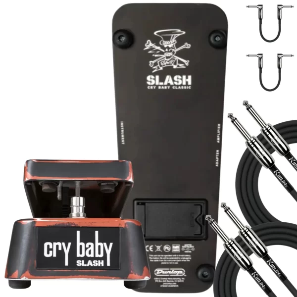 Slash Cry Baby Classic Wah SC95 Guitar Effects Pedal W/Cables