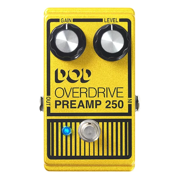 Digitech DOD Overdrive Preamp 250 Distortion Boost Guitar Effect Pedal W-CABLES - Image 2