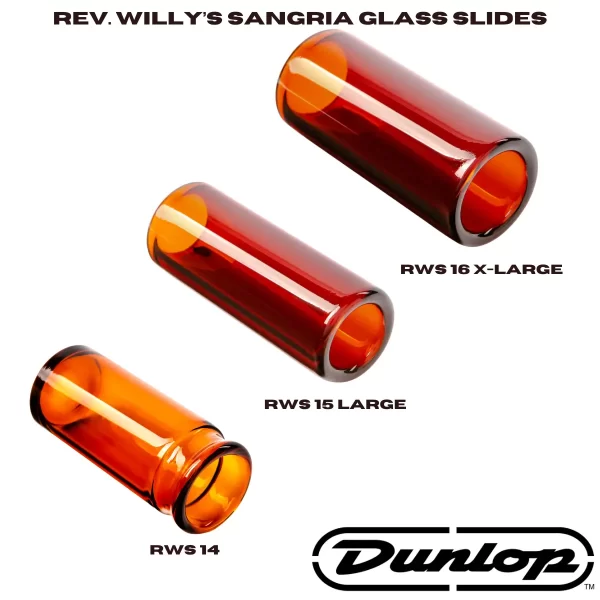 Dunlop REV. WILLY’S Sangria Blues Bottle Slide RWS14 - Image 4