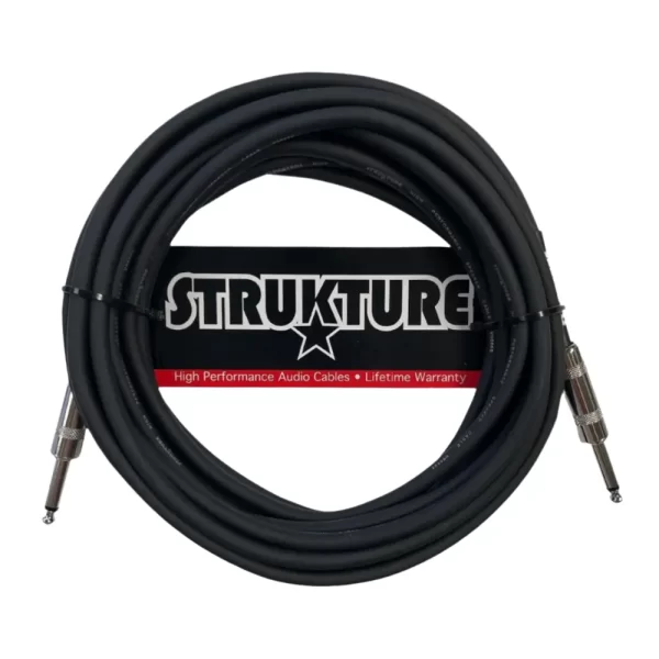 10’ Cable Guitar Bass Acoustic Instrument ¼” STRAIGHT TO SAME With Lifetime Warranty By Strukture - Image 4