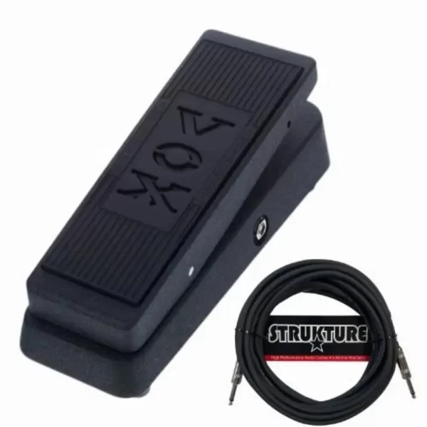 Vox V845 Classic Wah Wah Guitar Effects Pedal With Free Instrument cable