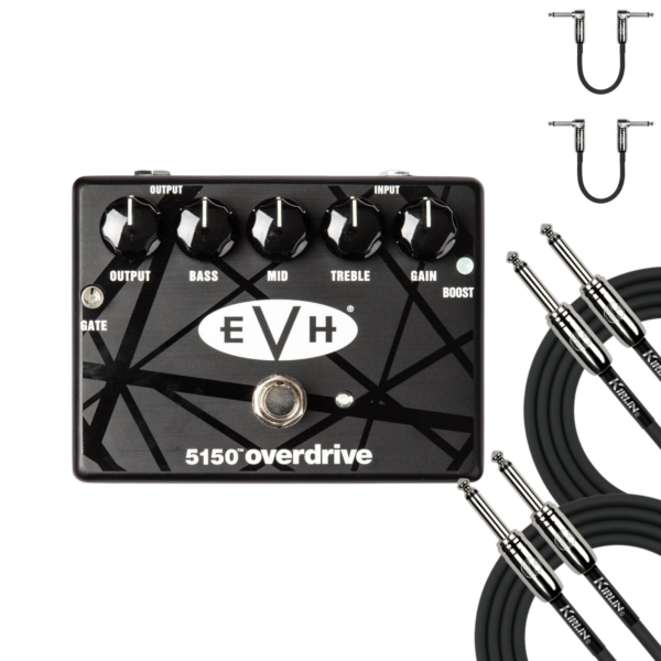 EVH 5150 OVERDRIVE EDDIE VAN HALEN MXR 5150 OVERDRIVE PEDAL W/CABLES