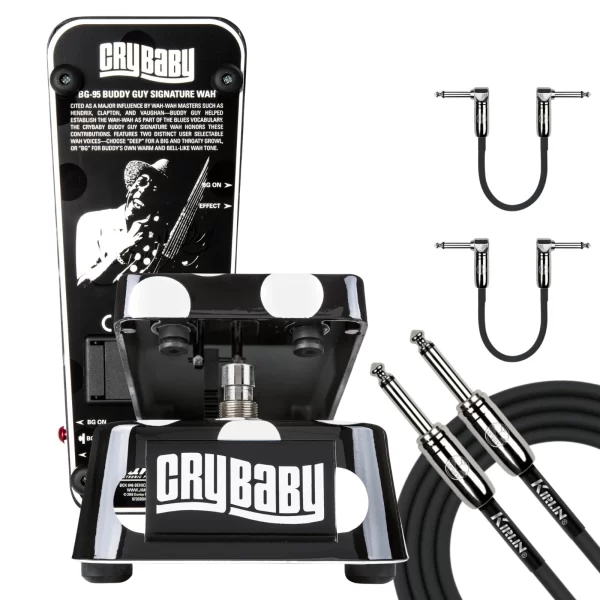 Cry Baby Buddy Guy Signature Wah Pedal W-Cables Dunlop BG95